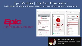 Epic Systems modules Epic Care Companion