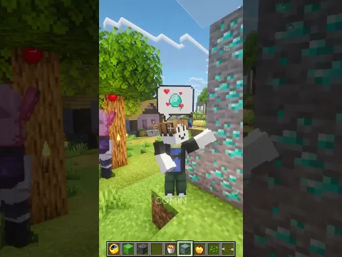 Minecraft: Freezing Time 💀#shorts