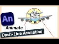 Create Dashed Line Animation Adobe Animate CC Tutorial