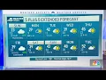 NBC 5 Forecast Wintry precipitation coming to an end by Sunday morning