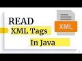 Read XML tags in Java XML DOM Parser Java PDF tutorial okay java