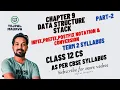 Postfix and Prefix conversion Stack Data Structure in Python Chapter 9 Part 2 Class 12 CS