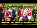 Bruno Fernandes DID THIS to Elliott Anderson after the game against Nottingham Forest Look at This
