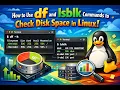 How to Use df and lsblk Commands to Check Disk Space in Linux
