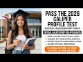 Pass The 2026 Caliper Profile Test Expert Assessment Prep