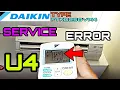 Fixing Error Code U4 on Daikin Inverter AC Model FTKD25GVM4