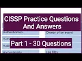 CISSP Practice Questions and Answers CISSP Exam 2024 CISSP Questions and Answers CISSP Cert