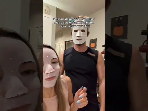 Skincare com o marido mas o dele é só a embalagem. #shorts