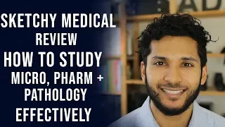 Sketchy Medical Review How to study pathology microbiology pharmacology effectively Best Tips
