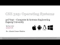 Lecture 8 - Process Synchronization