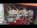 Fault Code 3597 2 Power Supply Lost With Ignition On JLG Engine