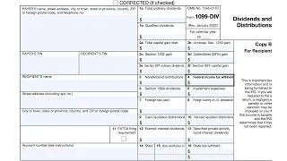 IRS Form 1099-DIV walkthrough Dividends and Distributions