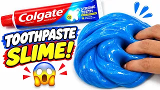 Colgate Toothpaste Slime ASMR l How to make slime with Colgate Toothpaste l Slime With Toothpaste