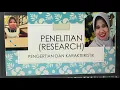 Download Lagu PENGERTIAN DAN KARAKTERISTIK PENELITIAN