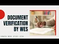 World Education Services WES Canada Transcript Verification