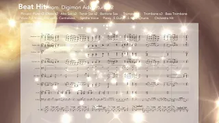 Download Beat Hit! (Digimon Adventure 02)　Big Band with Orchestra version (Arrange)　sheet music MP3