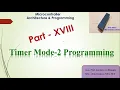 Part 18 8051 Microcontroller Timer 0 and 1 Programming in Mode 2