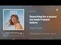Welcome To New York (Taylor’s Version) [Karaoke Version] — Taylor Swift
