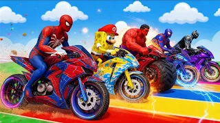 GTA 5- THAT WAS BRUTAL! SPIDER-MAN WITH A BASEBALL BAT vs SUPERHEROES! (Euphoria Physics) #1