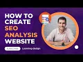 How to Create SEO Analysis Website SEO Tools Website Learn to install PHP Script Easily