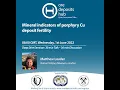 Download Lagu ODH 128 - Matthew Loader - Mineral indicators of porphyry Cu deposit fertility