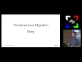 Container Live Migration