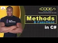 Methods and Functions in C Trevoir Williams