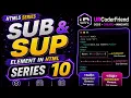 Sub Sup Element In HTML subscript superscript