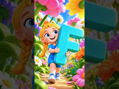 Learn ABC with Dinosaur, Elephant & Flower! 🦕🐘🌸 | Fun Kids Song by Doggy Doggy Cartoons