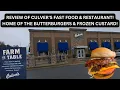 REVIEW OF CULVER S FAST FOOD RESTAURANT HOME OF THE BUTTERBURGERS FROZEN CUSTARD