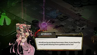 Aphrodite In-Game Character Dialogue Hades 94-Run Playthrough
