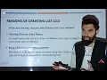 Python Lists Complete Guide for Beginners - Part 1 Python Programming Syed Awais Ahmad