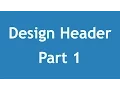 Arabic Tutorial Create Template 3 - Design Header Part 1