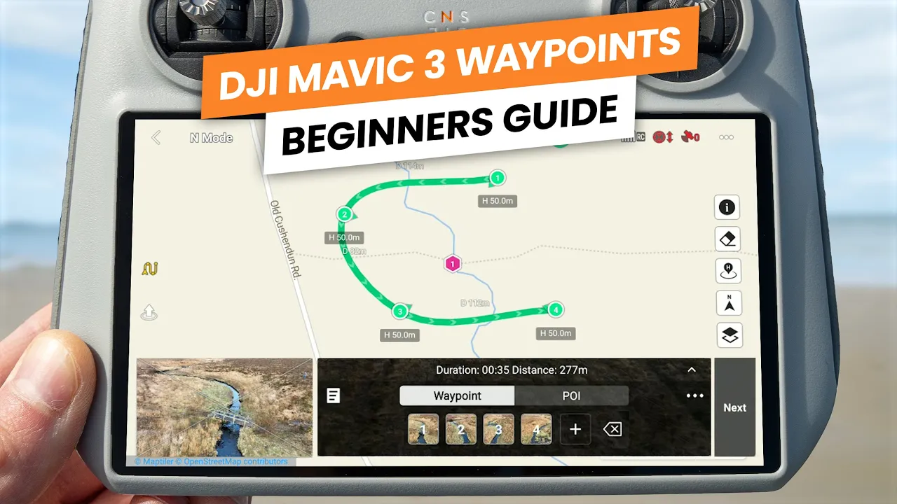 DJI Mavic 3 WAYPOINTS Beginners Guide | NEW Intelligent Flight Mode