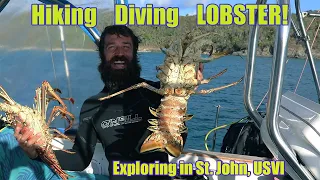 Hiking Diving and LOBSTER!!! St John USVI – Episode 12