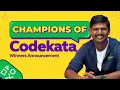 LIVE Champions of Codekata - Winner Announcement Arun Prakash GUVI