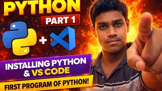 Python Full Course Part 1 Install Python VS Code First Program Beginner Guide 2026