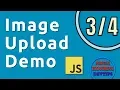 Image upload in plain front-end JavaScript and NodeJS -