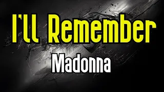 Download I'll Remember (KARAOKE) | Madonna MP3