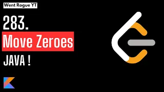 283 Move Zeroes Leet Code Java Two pointer