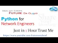 Python for Network Engineer Part-3