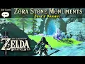 Zora Stone Monuments Zelda BOTW Side Quest Tutorial