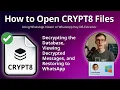 How to Open CRYPT8 Files WhatsApp Viewer or WhatsApp-Key-DB-Extractor