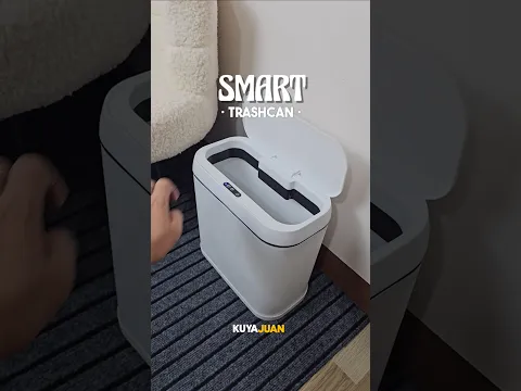 15L Smart Trash Can Automatic Household Bathroom Toilet Waterproof Storage Bucket Smart Home