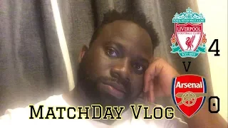 liverpool 4 v arsenal 0 we were beyond woeful matchday vlog