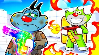 Oggy Pretended to Be a POOR Player in Roblox Rivals… But He Was RICH! 