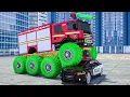 Download Lagu Fire Truck Frank calls NEW Fire Engine Monster Truck to Deal with Gas Station Fire
