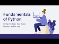 Fundamentals of Python -