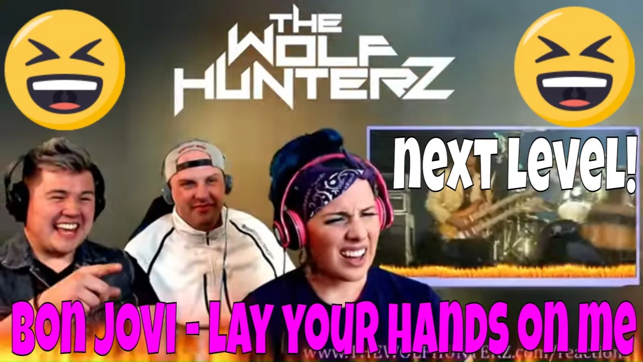 Bon Jovi Lay Your Hands On Me Live From London 1995 | THE WOLF HUNTERZ Jon Travis and Suzi Reaction