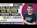 3 3 Use MySQL Create Insert Select Delete SQL Playlist Hindi Beginners to Advance Nishant Sir